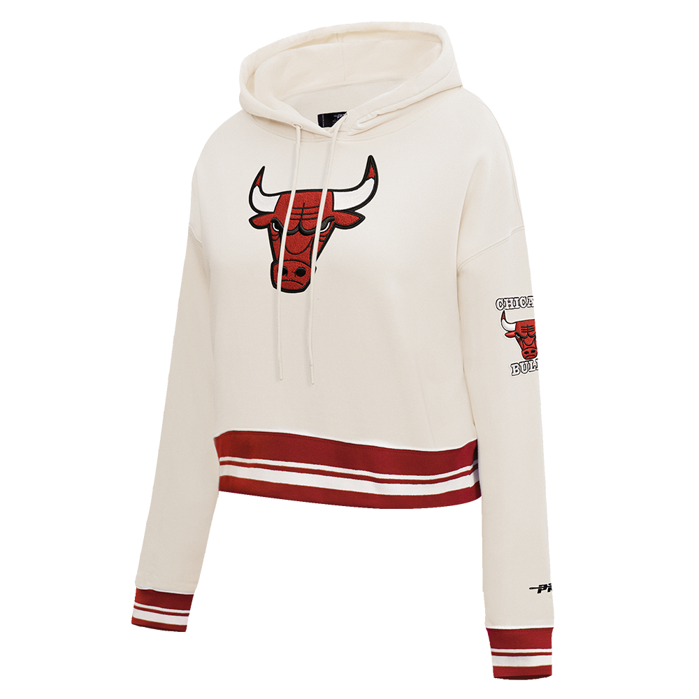 Chicago Bulls Retro Cropped Hoodie