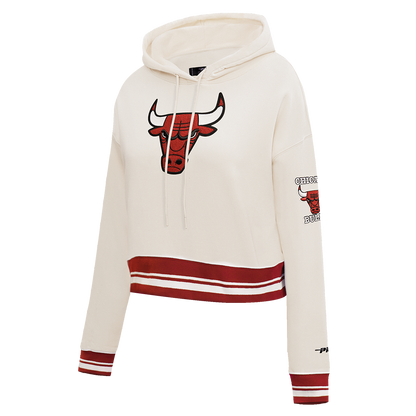 Chicago Bulls Retro Cropped Hoodie