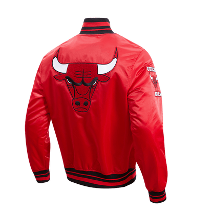 Chicago Bulls Retro Red Satin Jacket