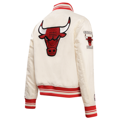 Chicago Bulls Womens Retro Classic Satin Jacket