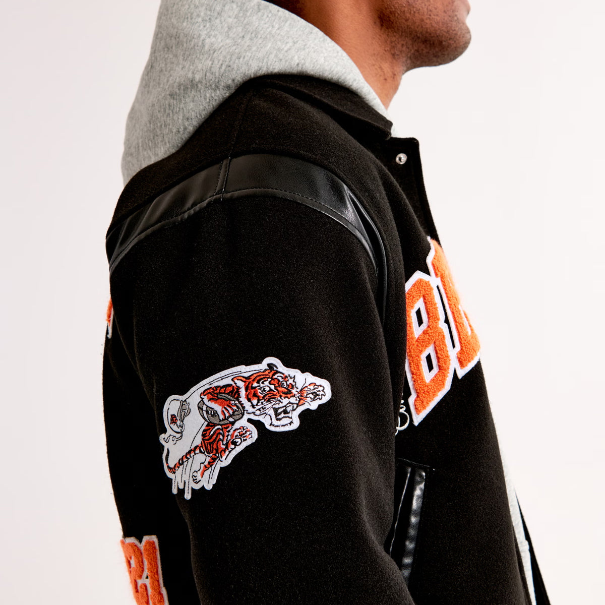 Cincinnati Bengals Varsity Bomber Jacket Abercrombie