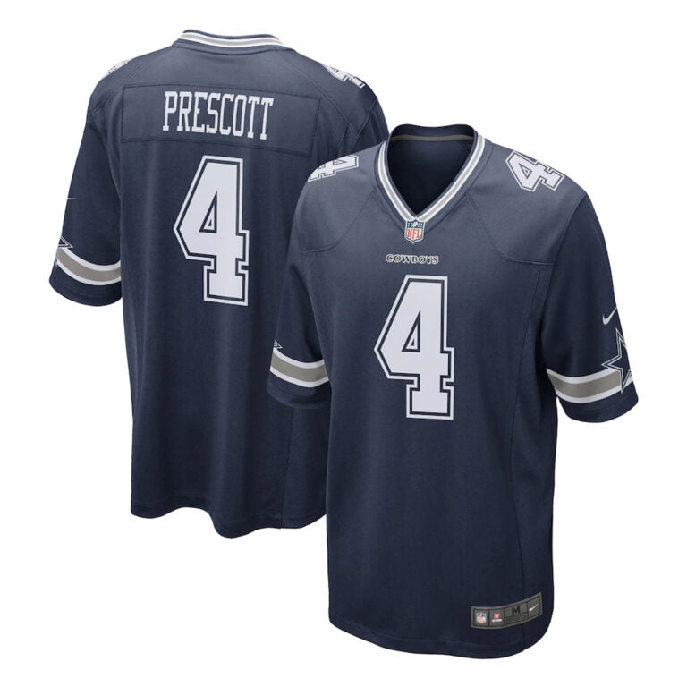 Dallas Cowboys Dak Prescott Blue Team Jersey