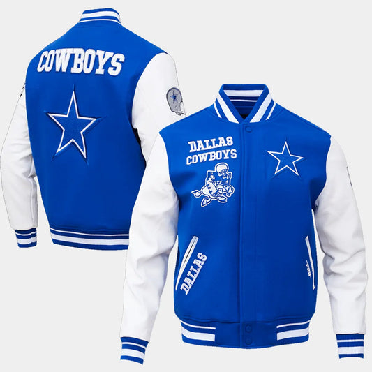 Dallas Cowboys Retro Classic Varsity Full-Zip Jacket