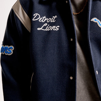 NFL Detroit Lions Varsity Bomber Jacket