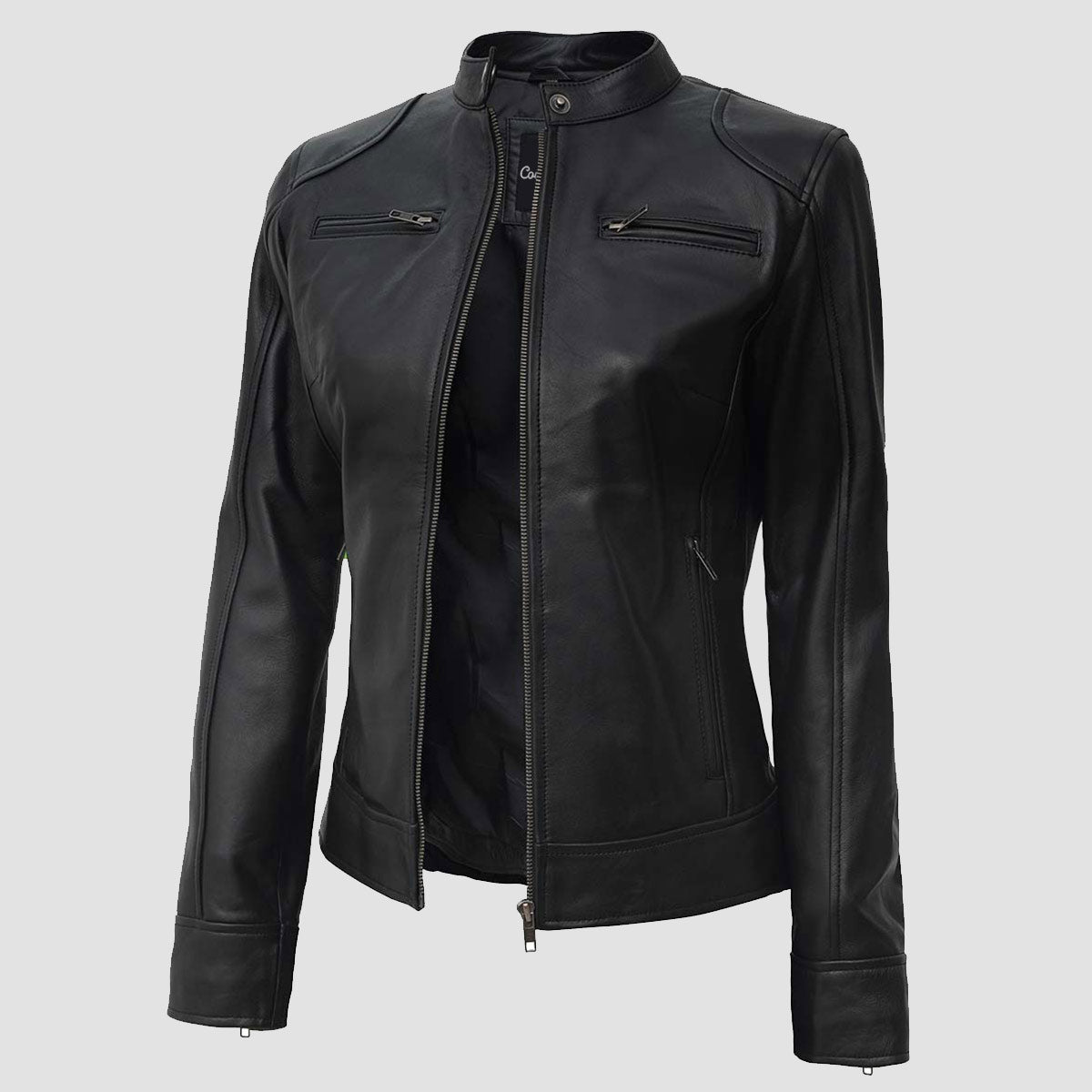 Black Leather Jacket women