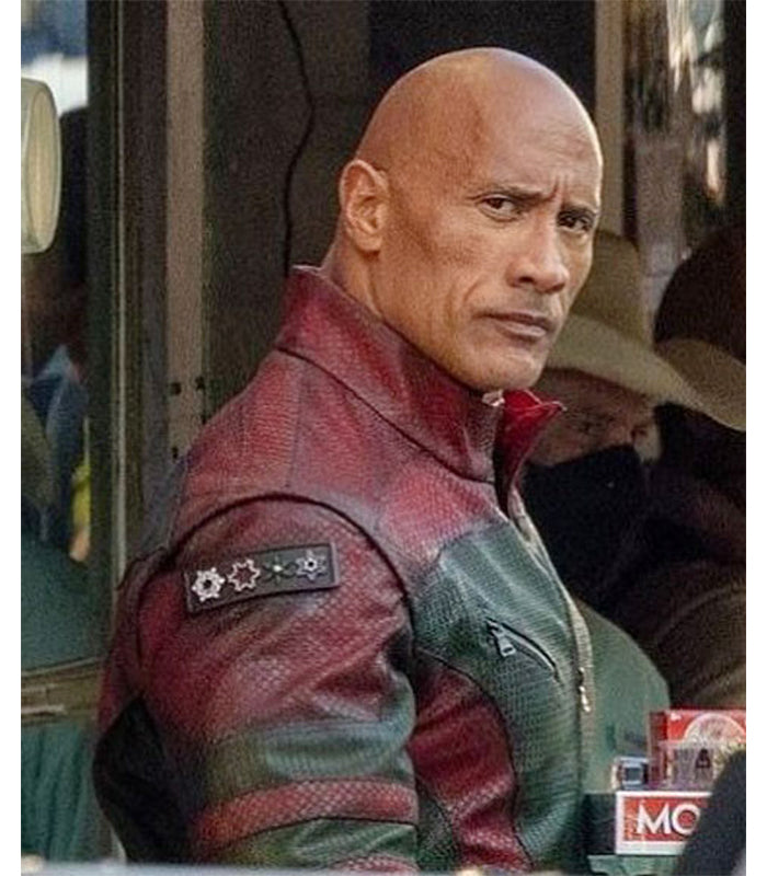 Dwayne Johnson’s 2024 Red One Leather Jacket