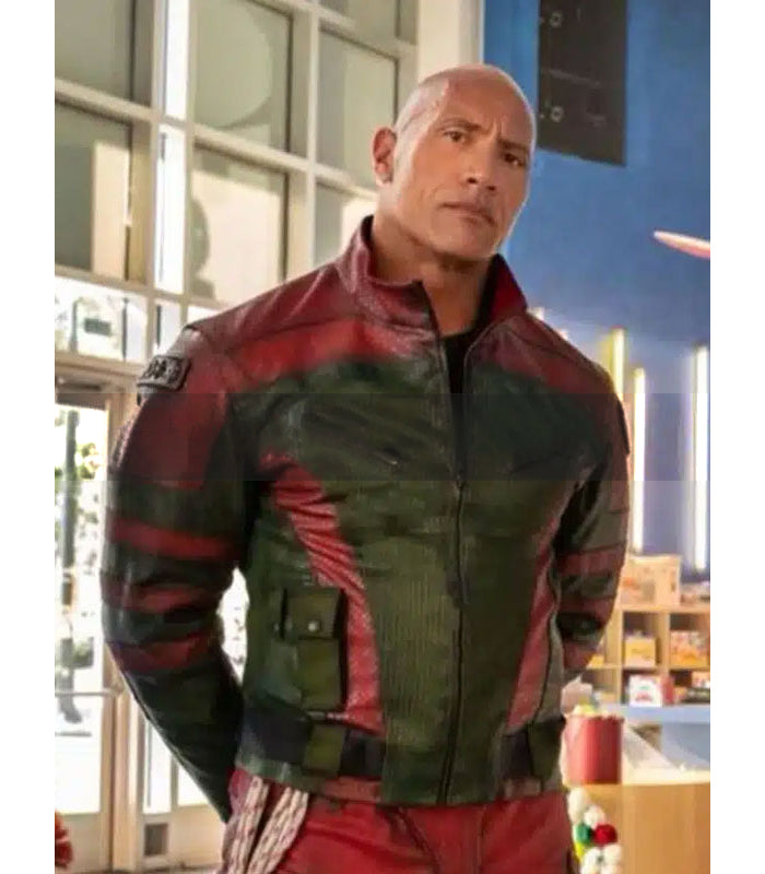 Dwayne Johnson’s 2024 Red One Leather Jacket