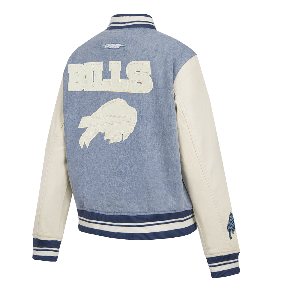 Buffalo Bills Varsity Blues Women's Denim Varsity Jacket