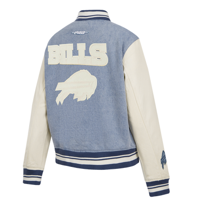 Buffalo Bills Varsity Blues Women's Denim Varsity Jacket