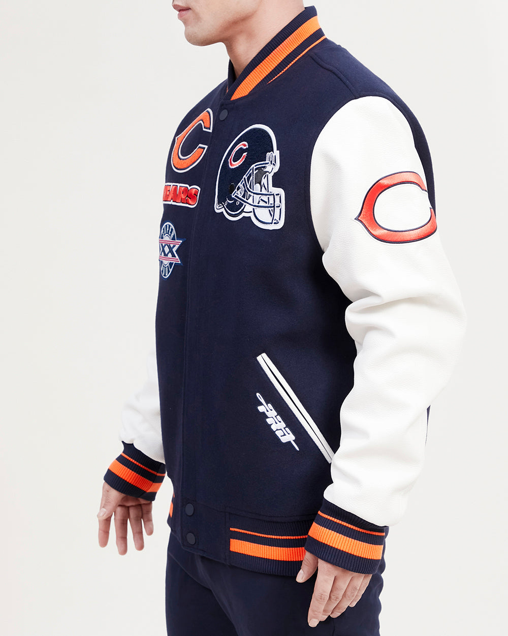 Chicago Bears Mash Up Wool Varsity Jacket