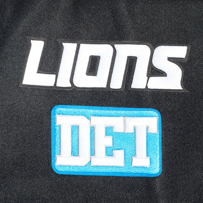 Detroit Lions Men Rib Wool Varsity Jacket