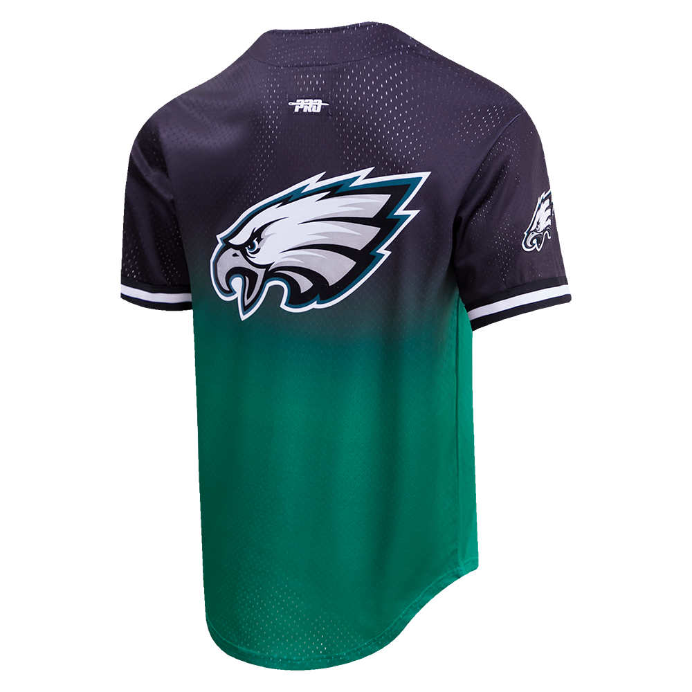 NFL Philadelphia Eagles Team Men's Mesh Button Down Jersey