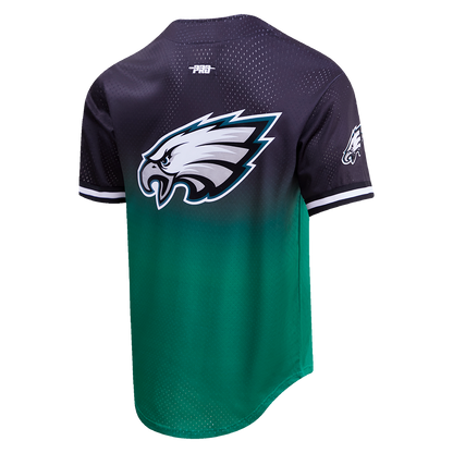 NFL Philadelphia Eagles Team Men's Mesh Button Down Jersey