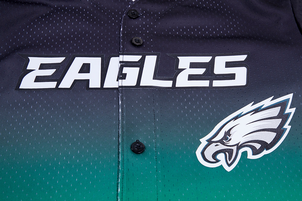 NFL Philadelphia Eagles Team Men's Mesh Button Down Jersey