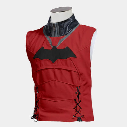 Jason Todd Batman Arkham Knight Costume Leather Jacket