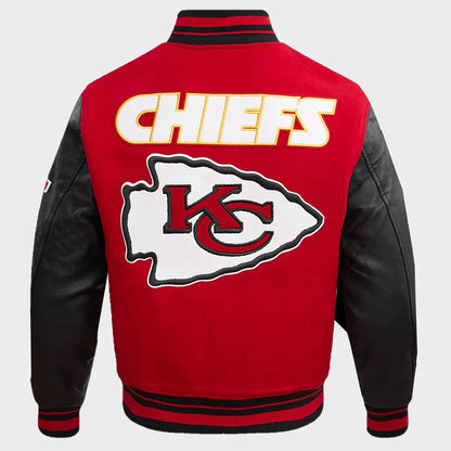 Kansas City Chiefs Red Wool Varsity Jacket