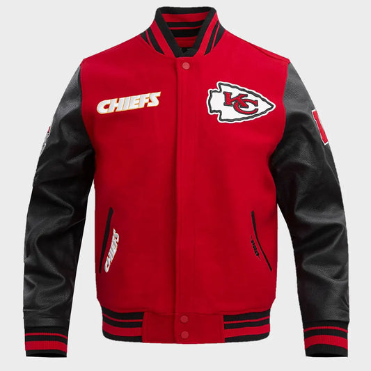 Kansas City Chiefs Red Wool Varsity Jacket