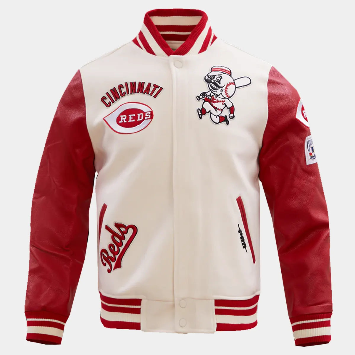 Cincinnati Reds Retro Classic Wool Varsity Jacket