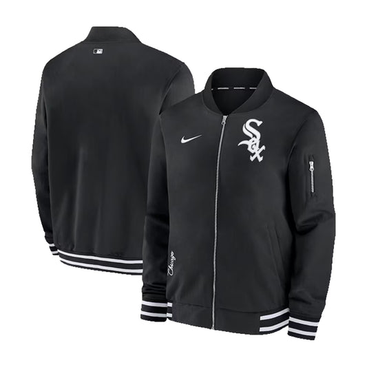 MLB Men’s Chicago White Sox Full-Zip Bomber Jacket