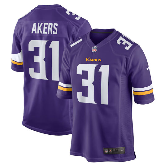 Men's Cam Akers Purple Minnesota Vikings Purple Jersey