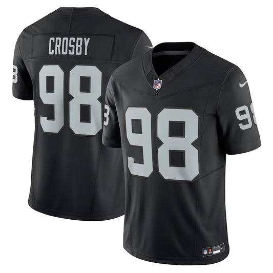 Men's Las Vegas Raiders Maxx Crosby Black Vapor Jersey