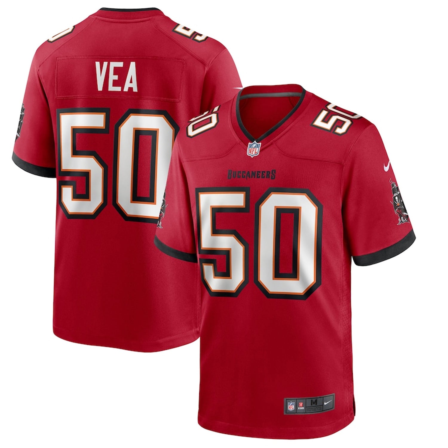 Men's Tampa Bay Buccaneers Vita Vea Red Jersey