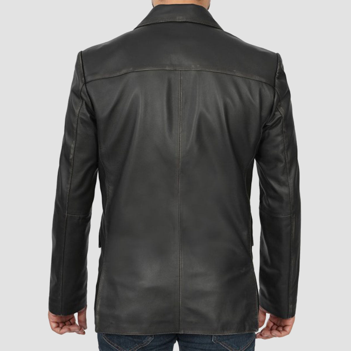 Leather Blazer men.