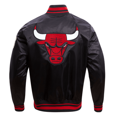 Mens Chicago Bulls Retro Classic Satin Jacket 