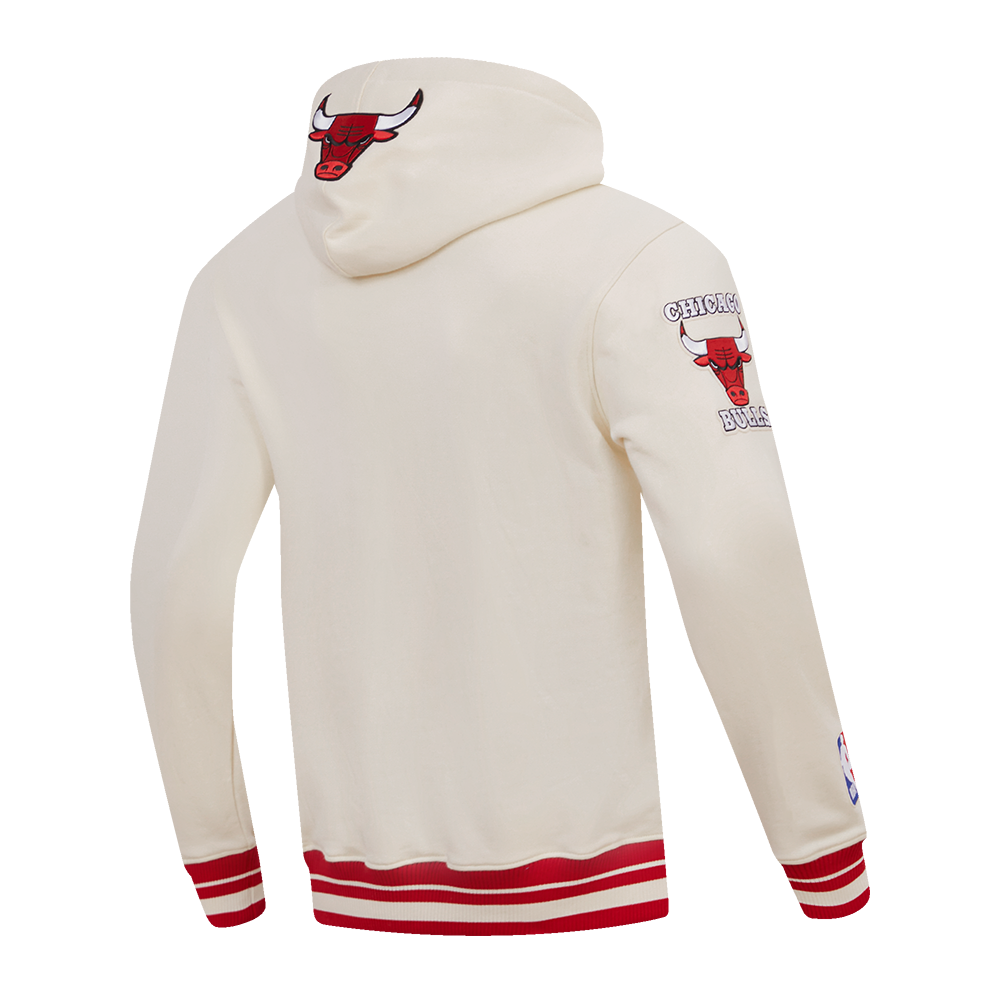 Mens Chicago Bulls Retro Pull Over Hoodie