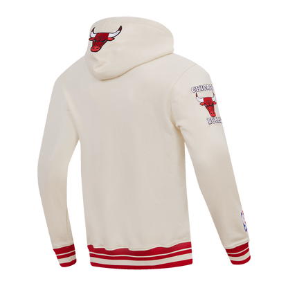 Mens Chicago Bulls Retro Pull Over Hoodie