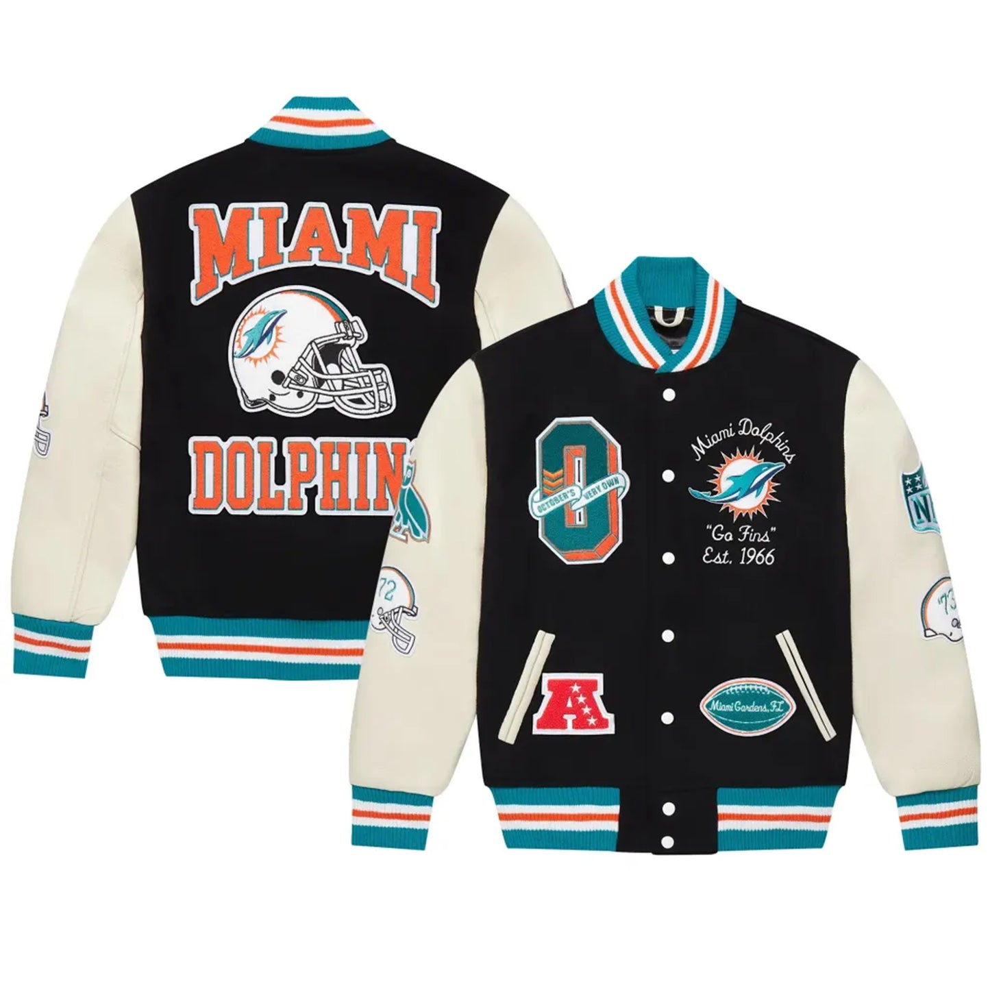 Miami Dolphins OVO Varsity Jacket