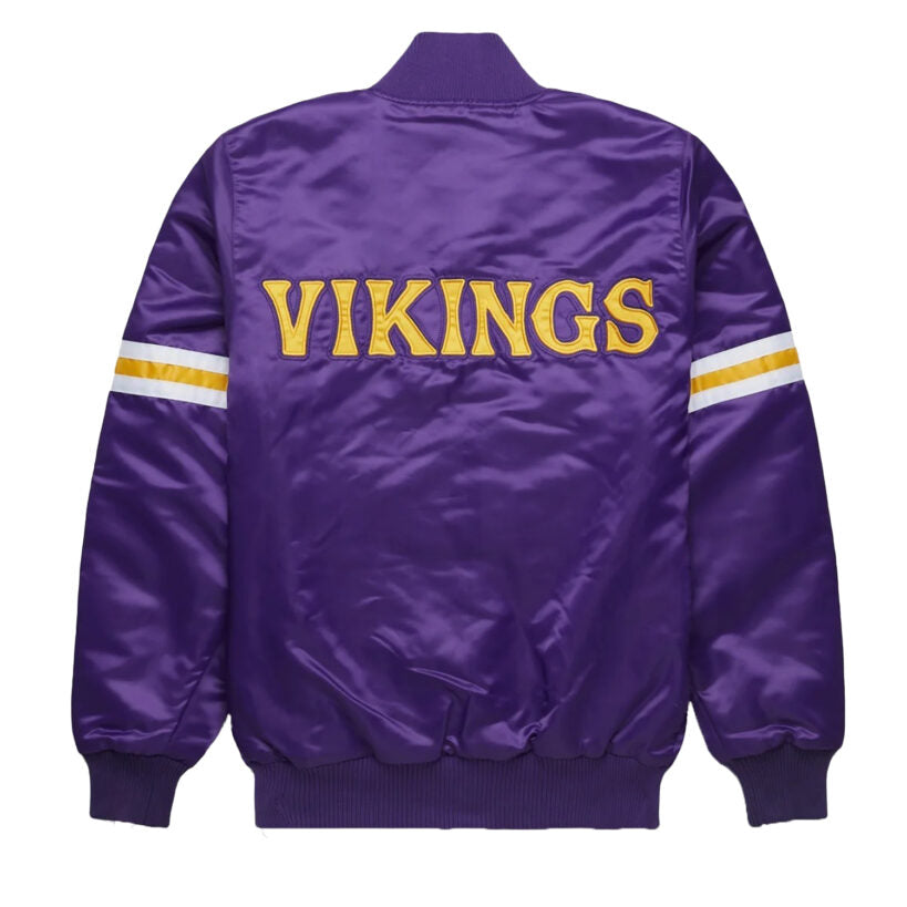 Men’s Minnesota Vikings Vintage Satin Varsity Jacket