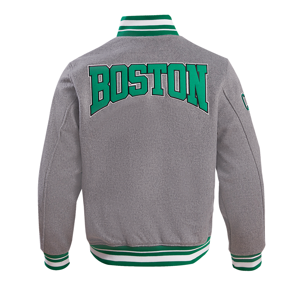 NBA Boston Celtics Crest Emblem Varsity Jacket