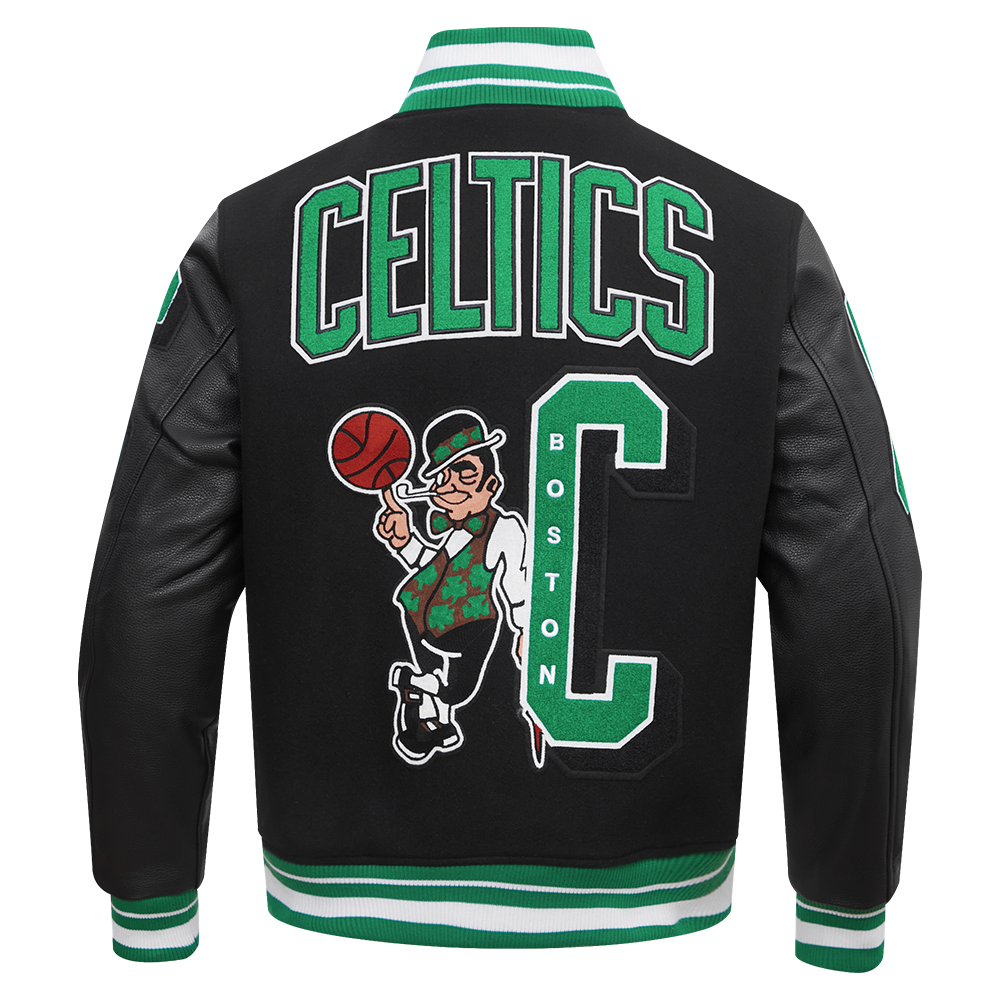 NBA Boston Celtics Mashup Wool Varsity Jacket