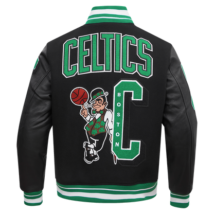 NBA Boston Celtics Mashup Wool Varsity Jacket