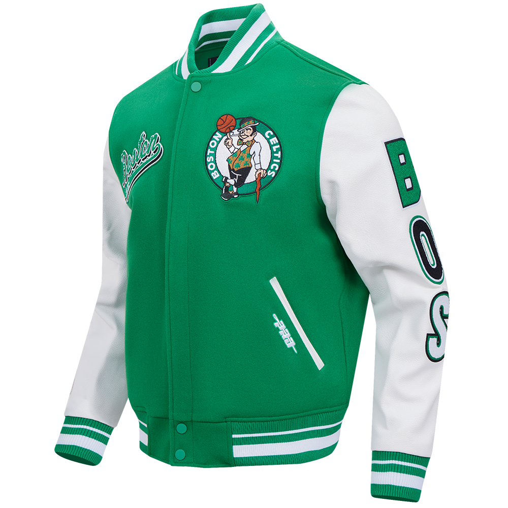 NBA Boston Celtics Script tail Rib Varsity