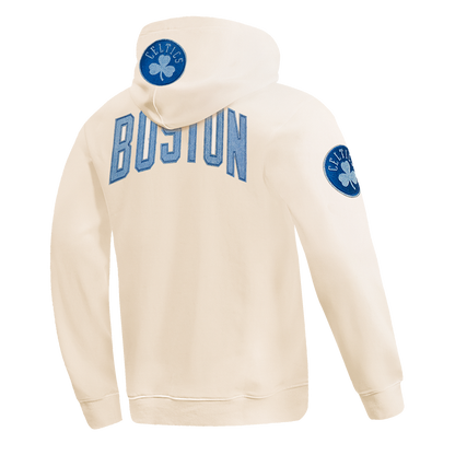 NBA Boston Celtics  White Pull Over Hoodie