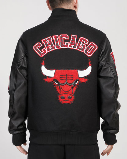 NBA Chicago Bulls Animal Wool Varsity Jacket