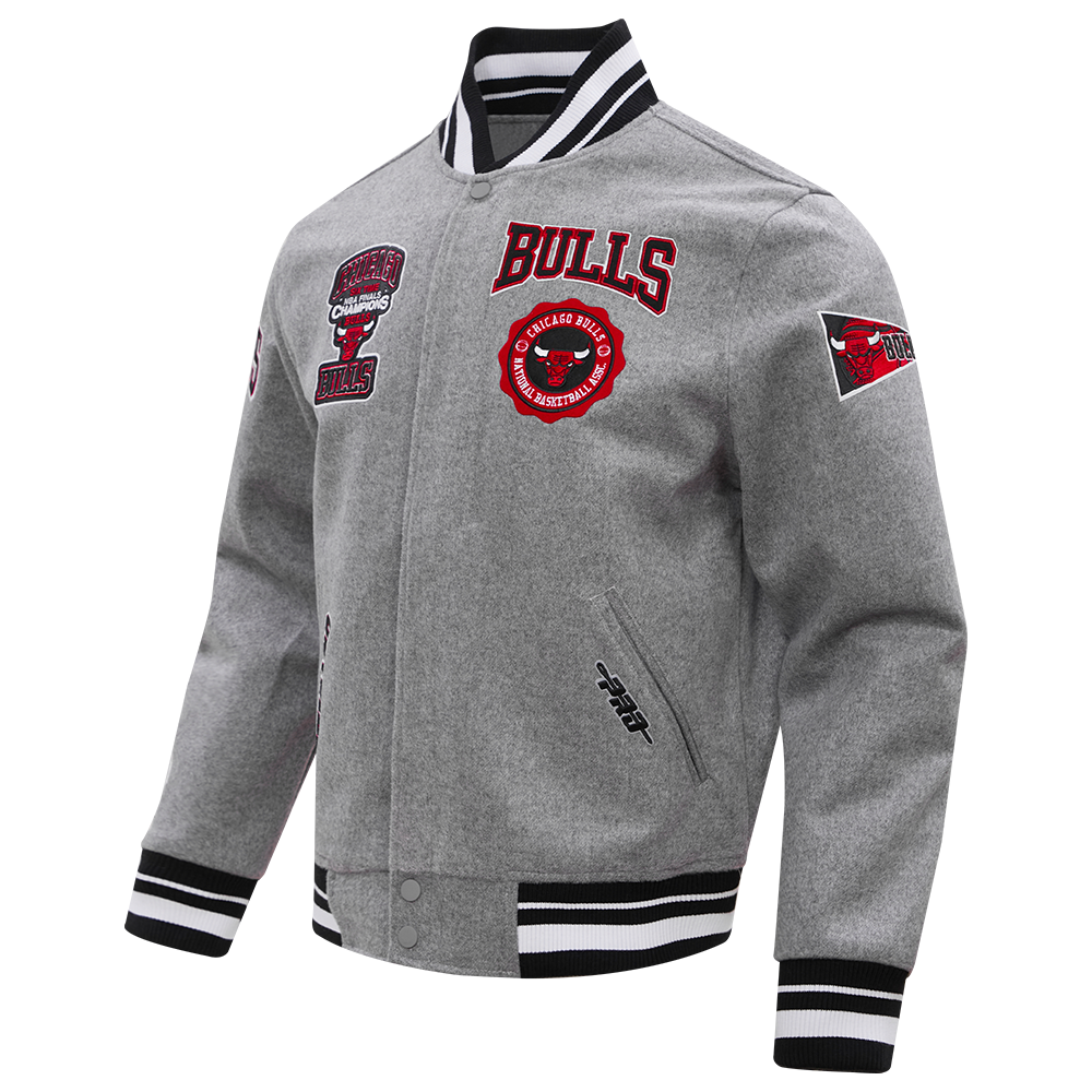 NBA Chicago Bulls Crest Emblem Varsity Jacket