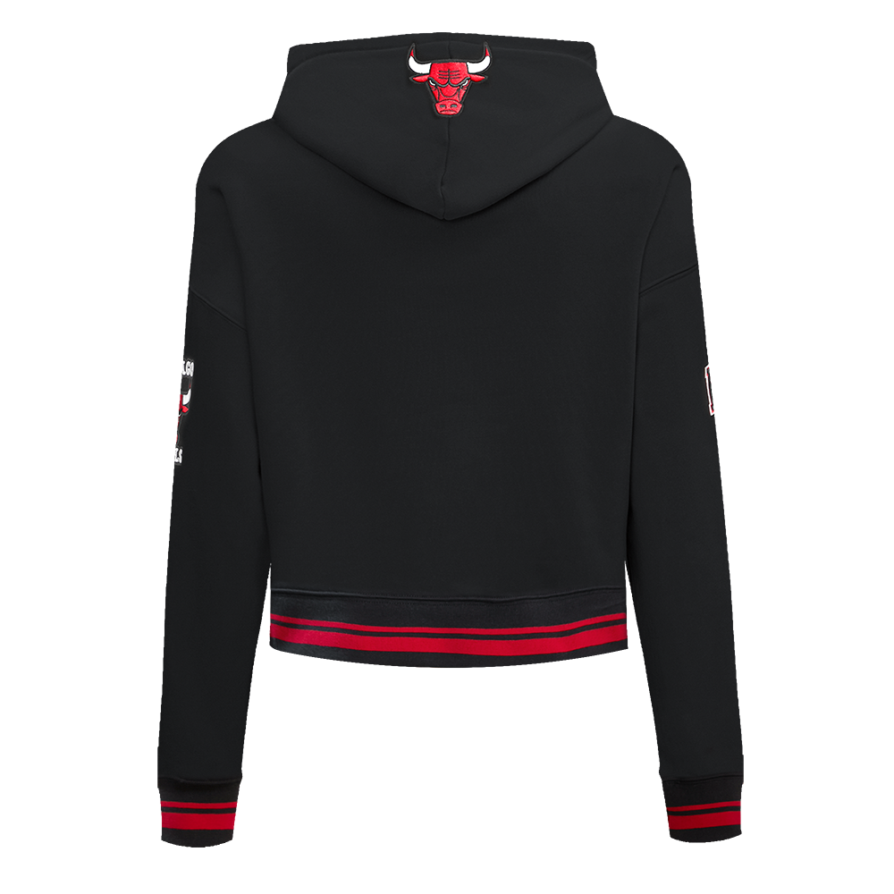 NBA Chicago Bulls Retro Classic Cropped Hoodie