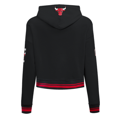 NBA Chicago Bulls Retro Classic Cropped Hoodie