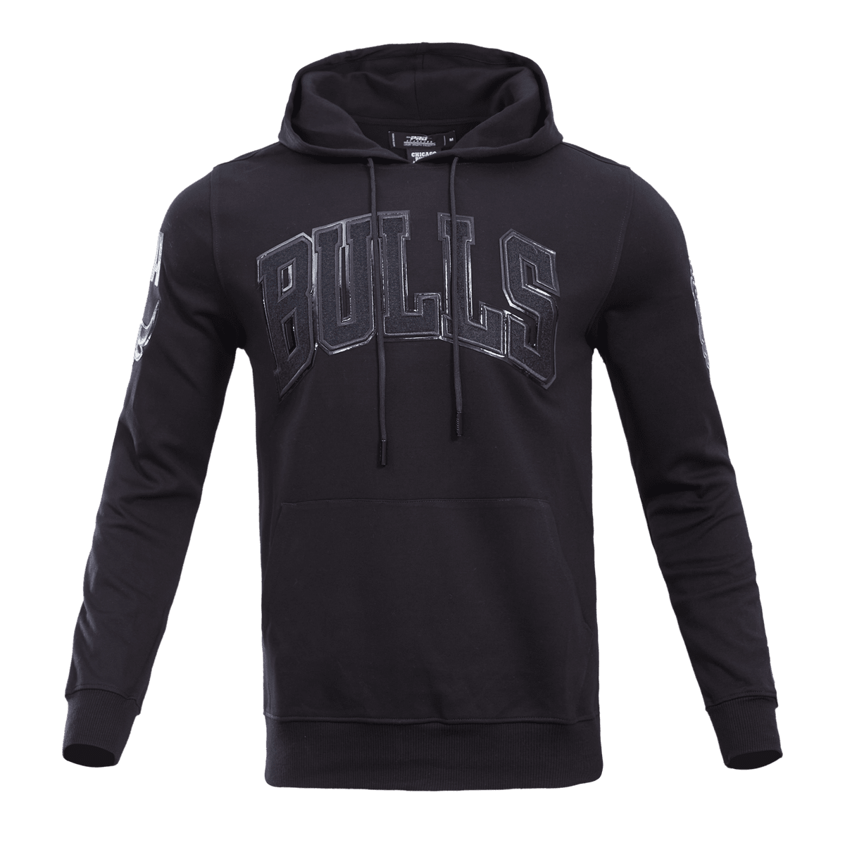 NBA Chicago Bulls Triple Black Logo Hoodie