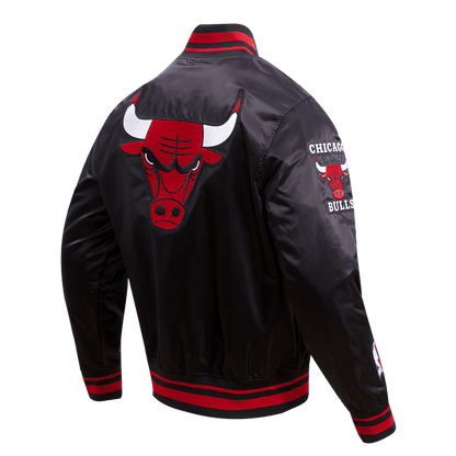 NBA Mens Chicago Bulls Retro Satin Jacket 