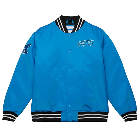 Men's  Carolina Panthers Men’s Heavyweight Satin Jacket