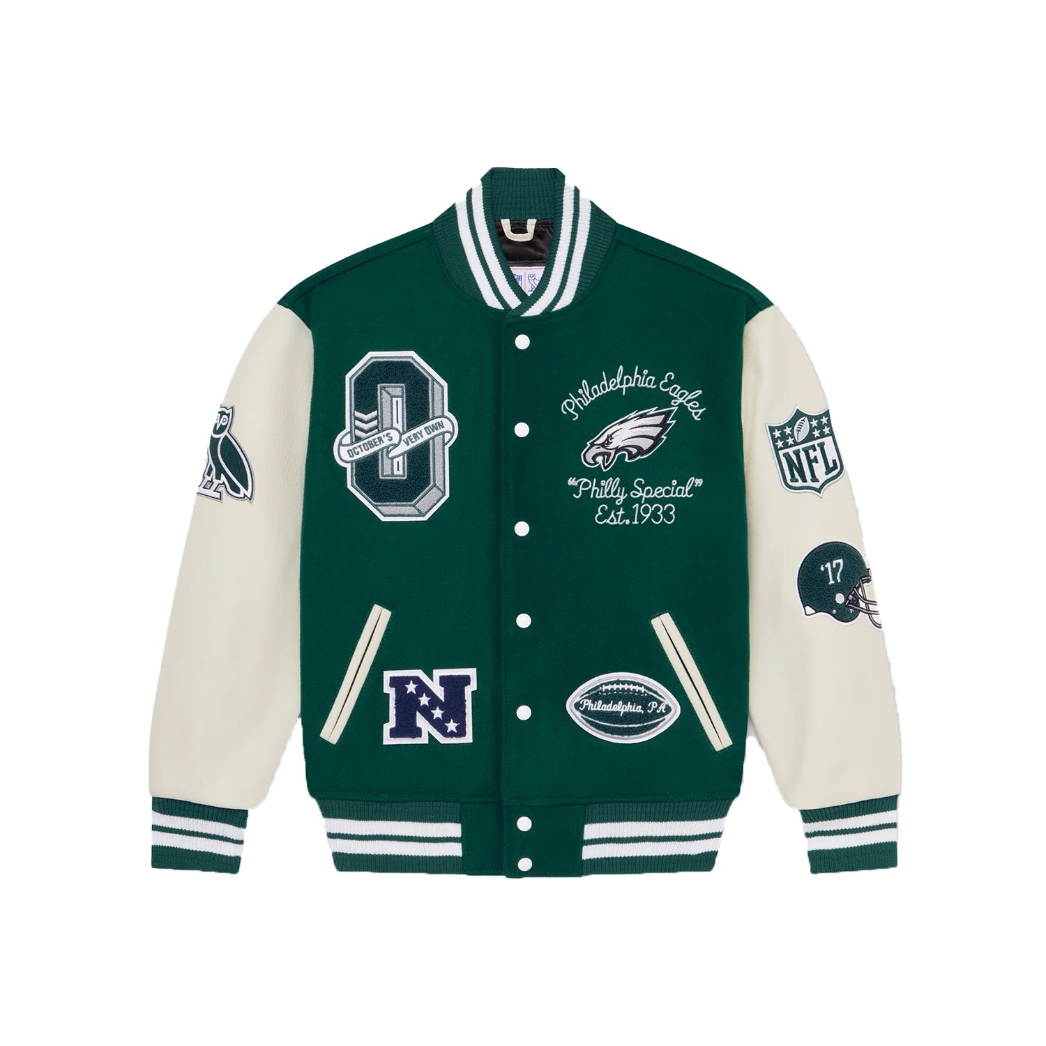 NFL Philadelphia Eagles OVO Varsity Jacket