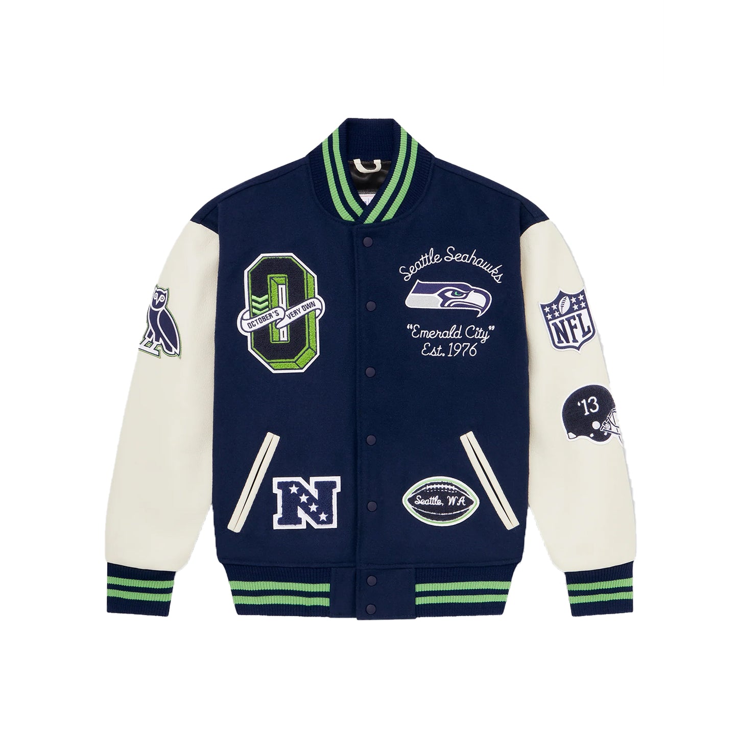 NFL Seattle Seahawks OVO Varsity Jacket