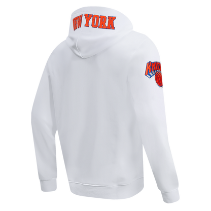 New York Knicks Chenille White Hoodie