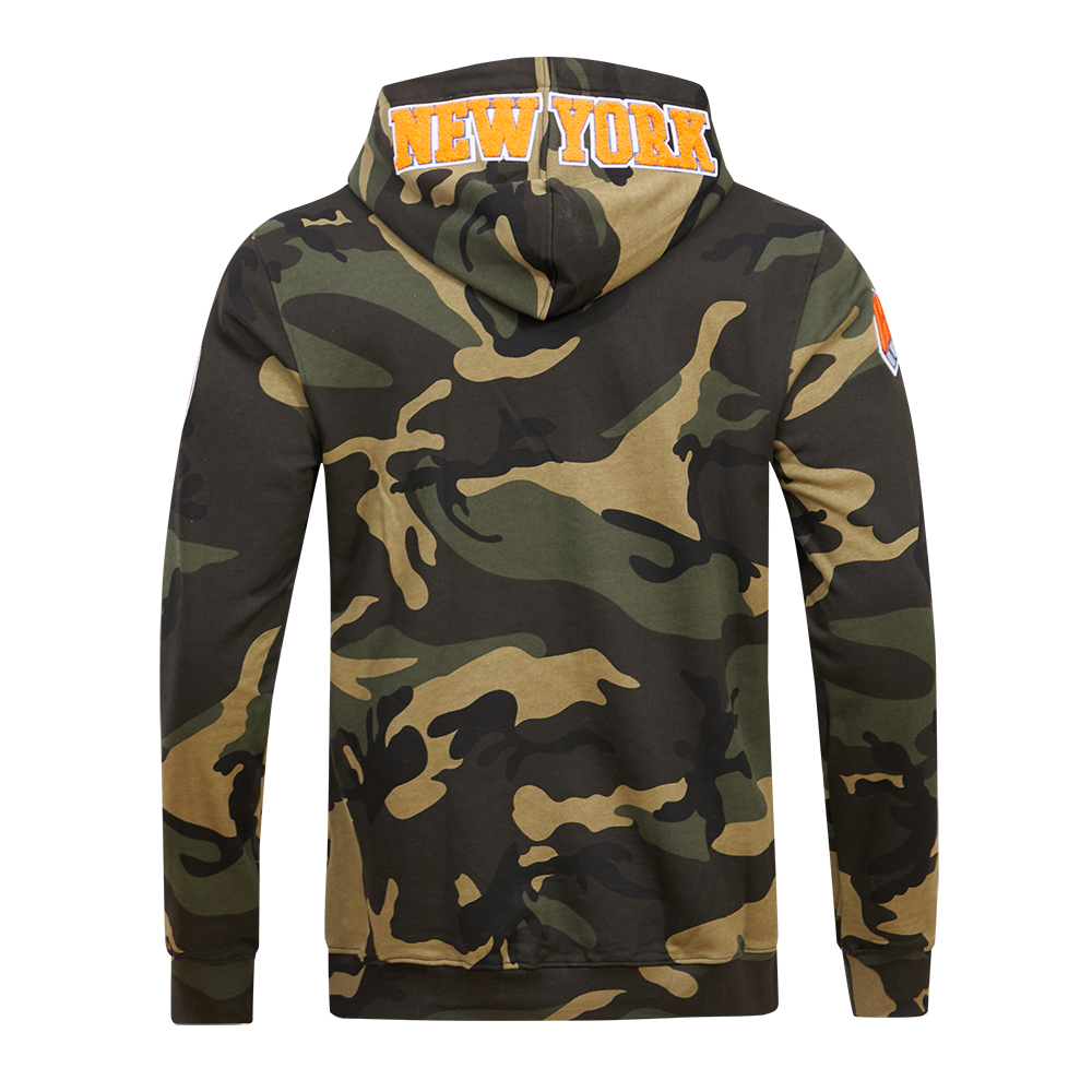 New York Knicks Logo Camo Hoodie