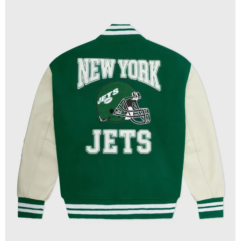 Action Bronson New York Jets OVO Green Varsity Jacket