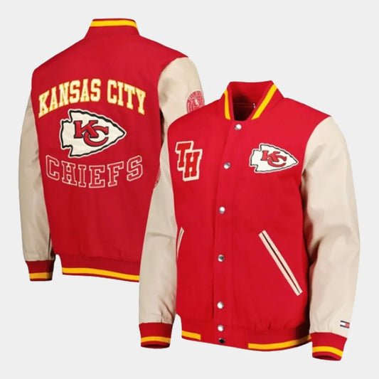 Kansas City Chiefs Red Varsity Jacket Men